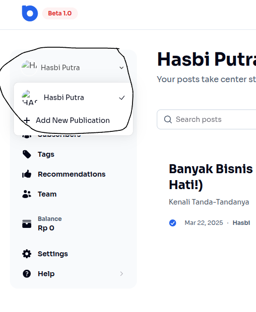 image of 2 Fitur Terbaru Buletin.co: Multiple Publication & Team Management